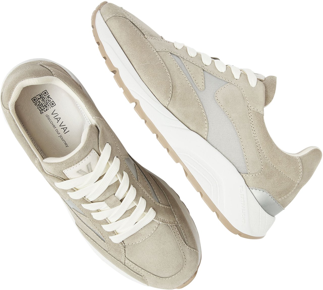 VIA VAI Owen Benson Sneakers Grijs