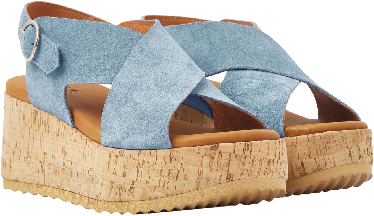 VIA VAI Sissel Raise Sandalen Blauw