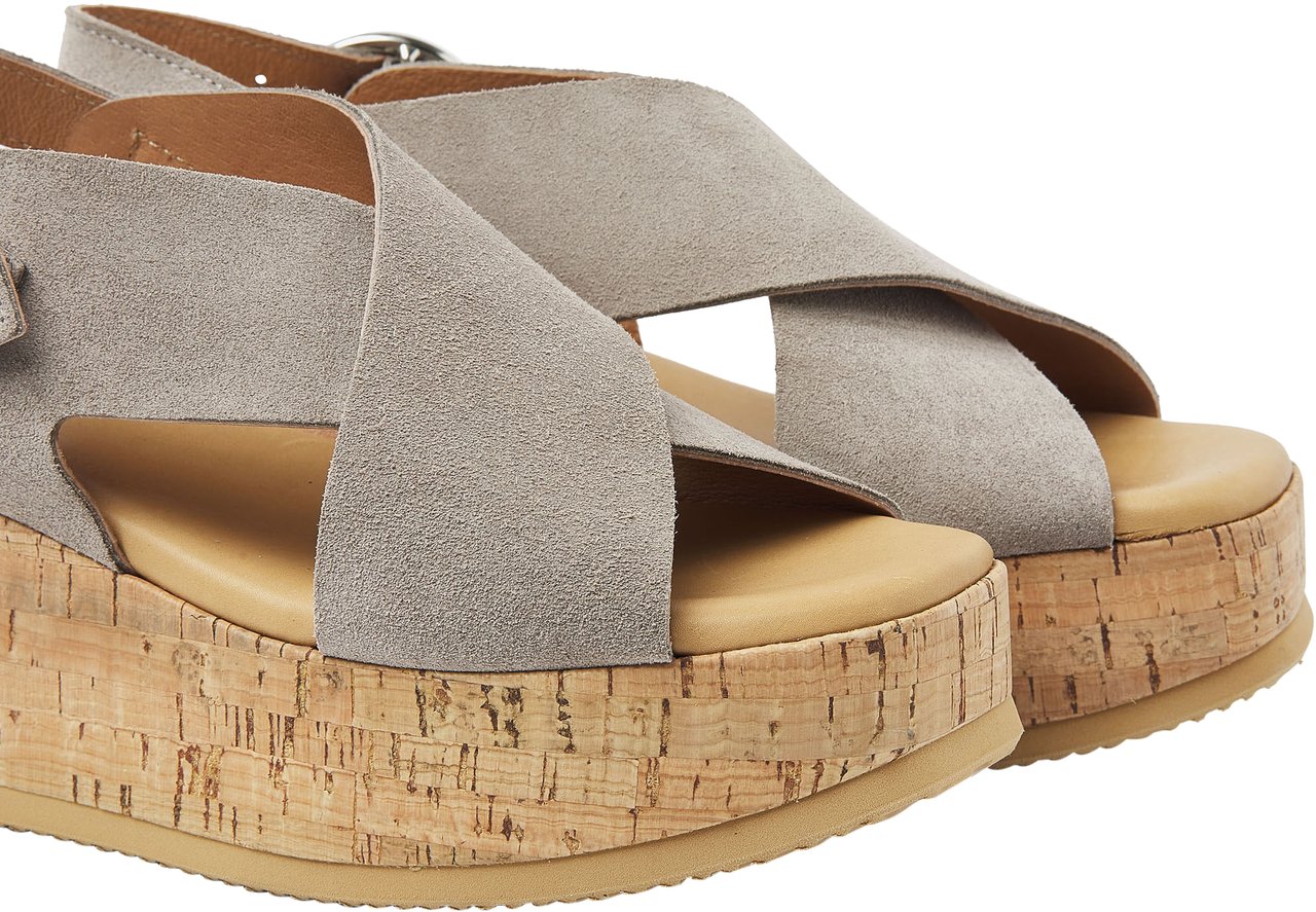 VIA VAI Sissel Raise Sandalen Grijs