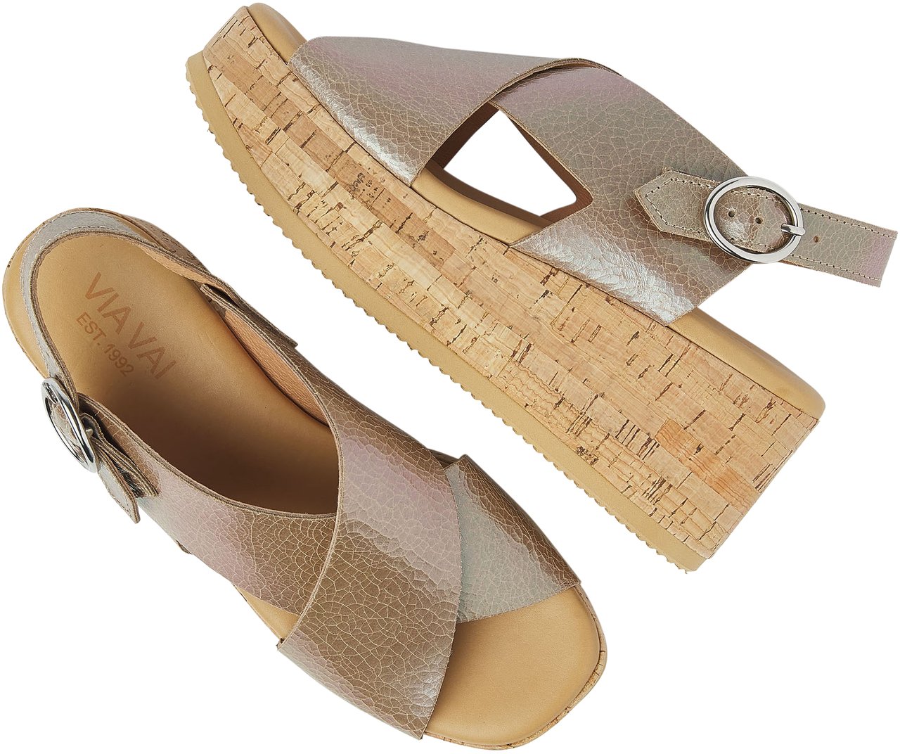 VIA VAI Sissel Raise Sandalen Metallic