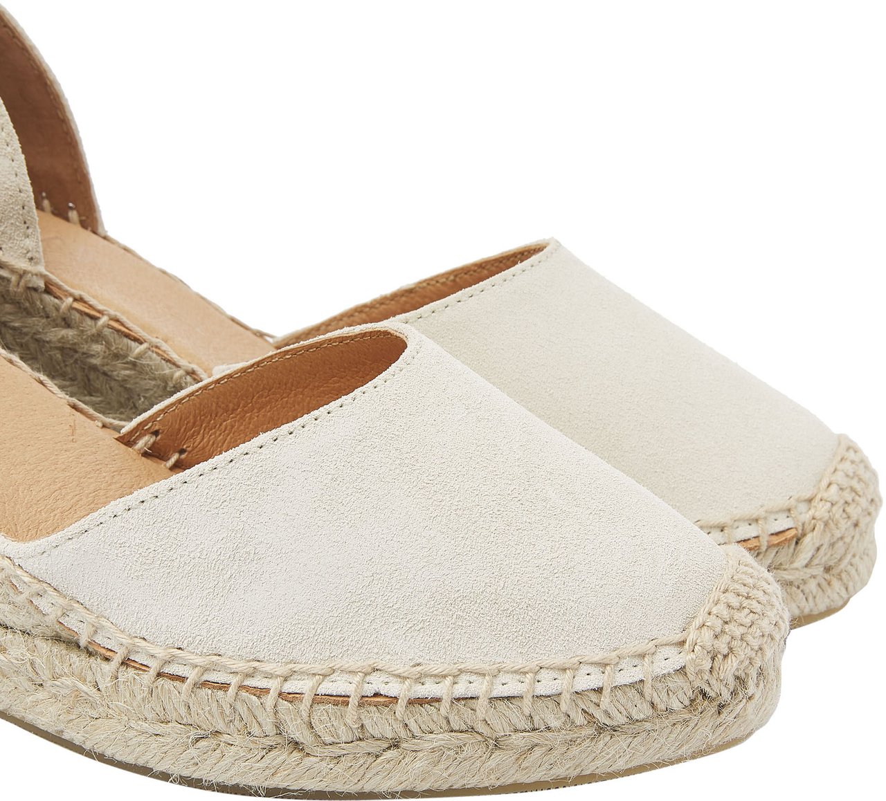 VIA VAI Flora Braid Espadrilles Beige