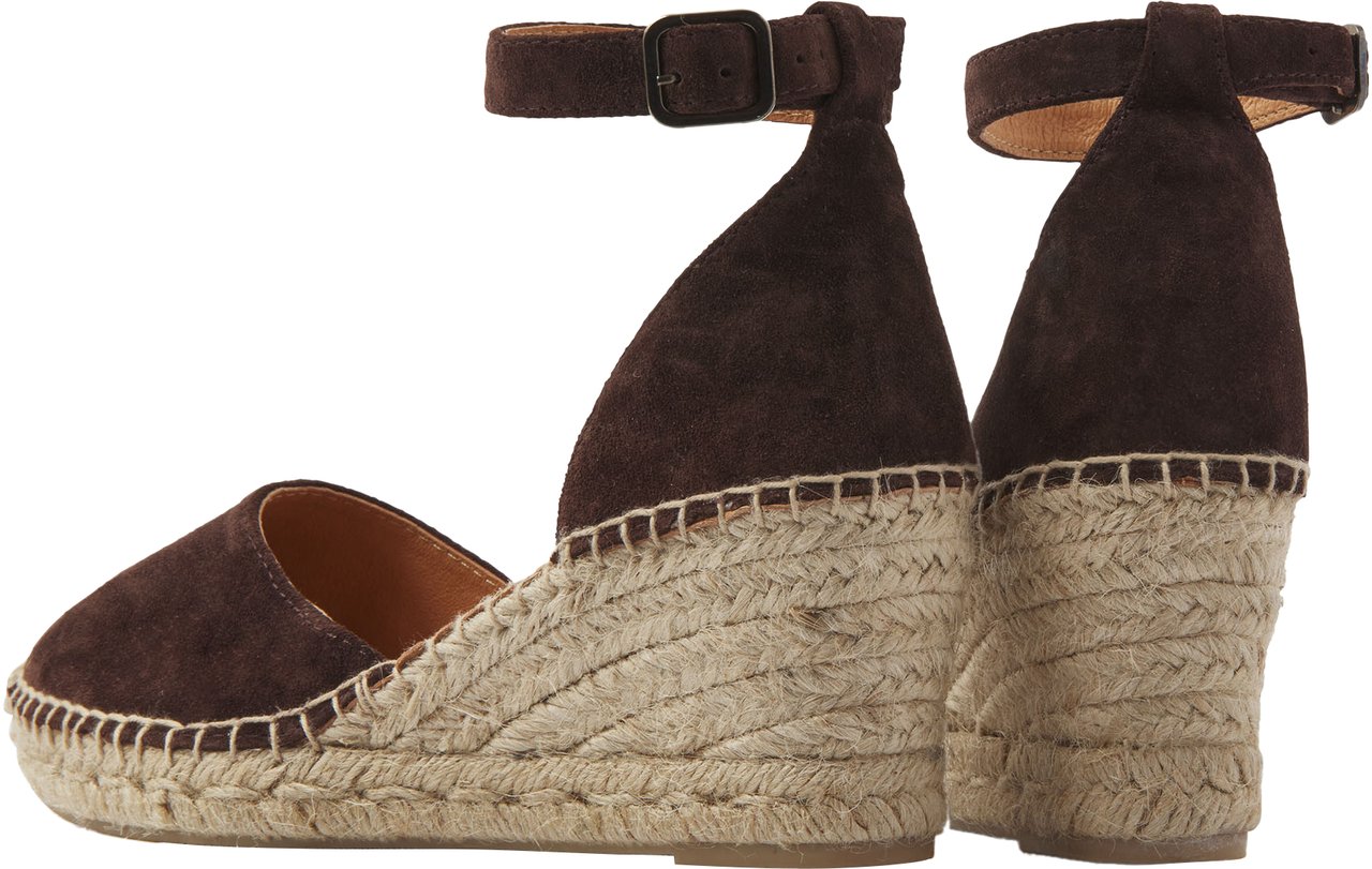 VIA VAI Flora Braid Espadrilles Bruin