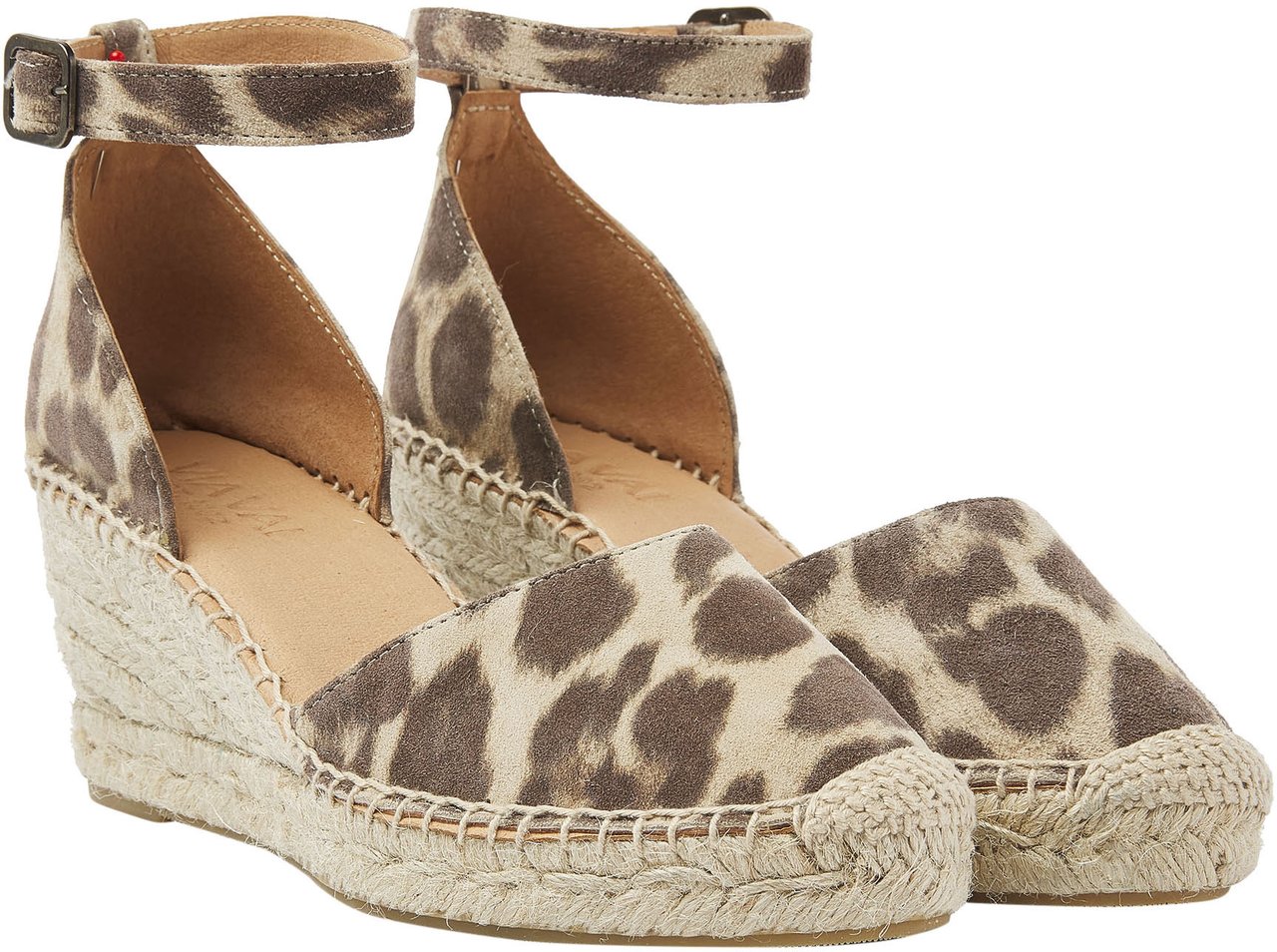 VIA VAI Flora Braid Espadrilles Dierenprint