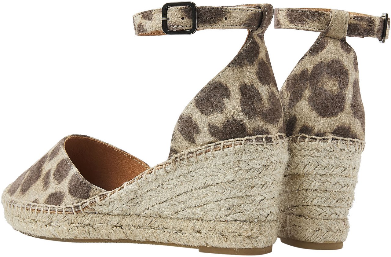 VIA VAI Flora Braid Espadrilles Dierenprint