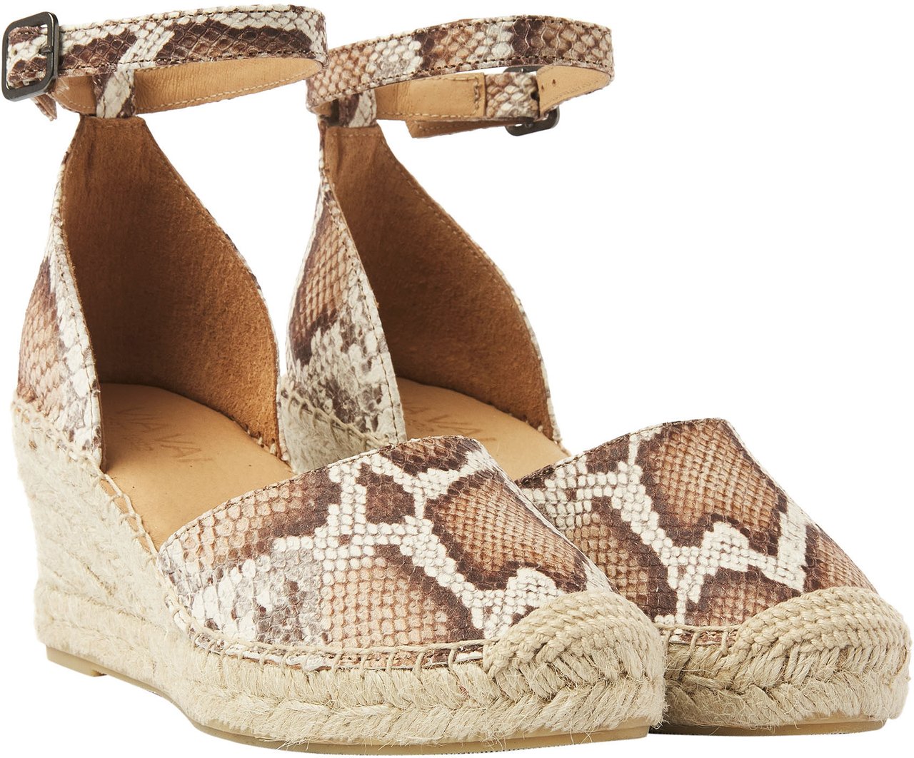 VIA VAI Flora Braid Espadrilles Dierenprint