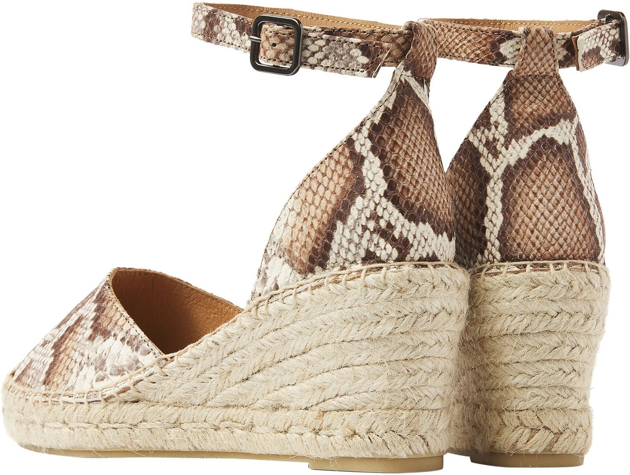 VIA VAI Flora Braid Espadrilles Dierenprint