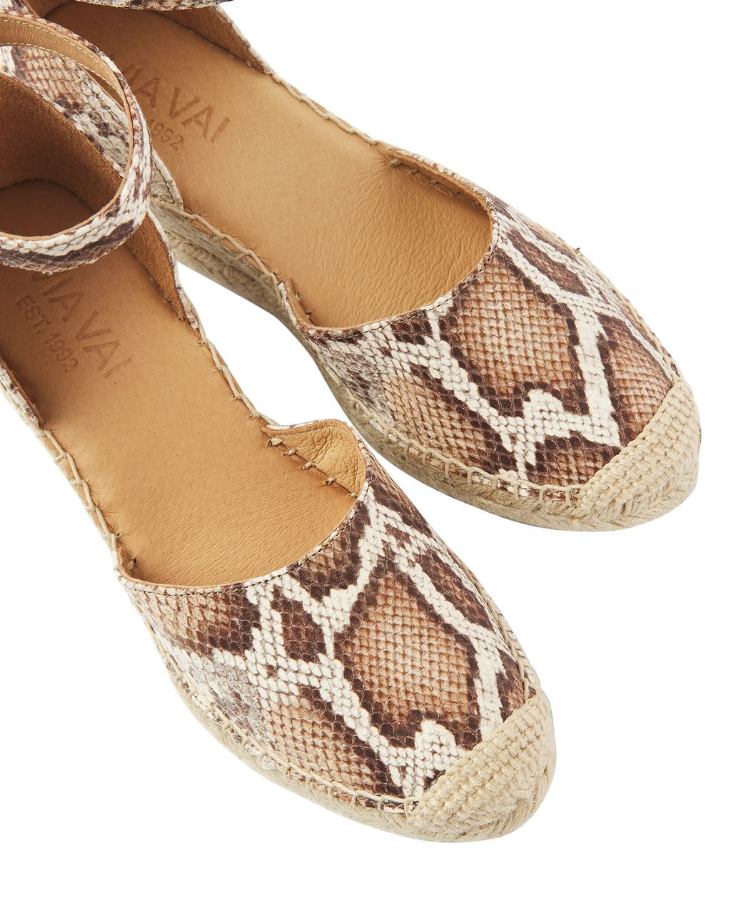 VIA VAI Flora Braid Espadrilles Dierenprint