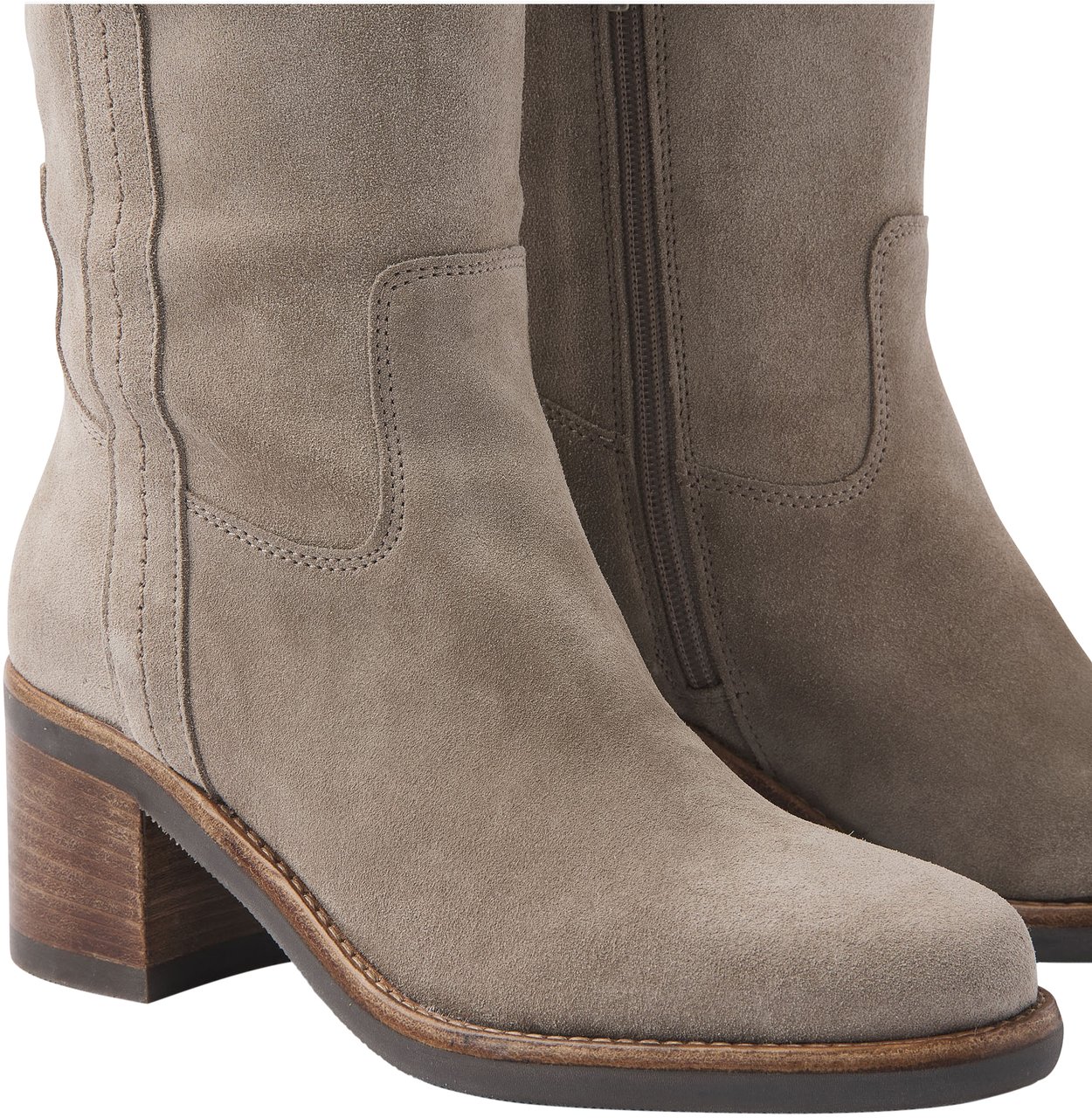 VIA VAI Flo Helen Hoge Laarzen Grijs