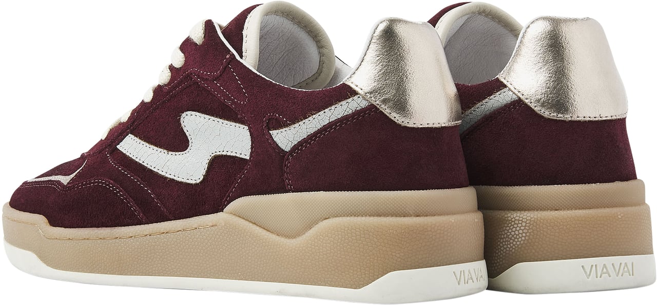VIA VAI Sam Levi Sneakers Maroon