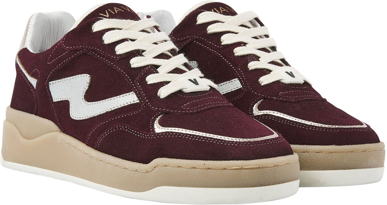 VIA VAI Sam Levi Sneakers Maroon