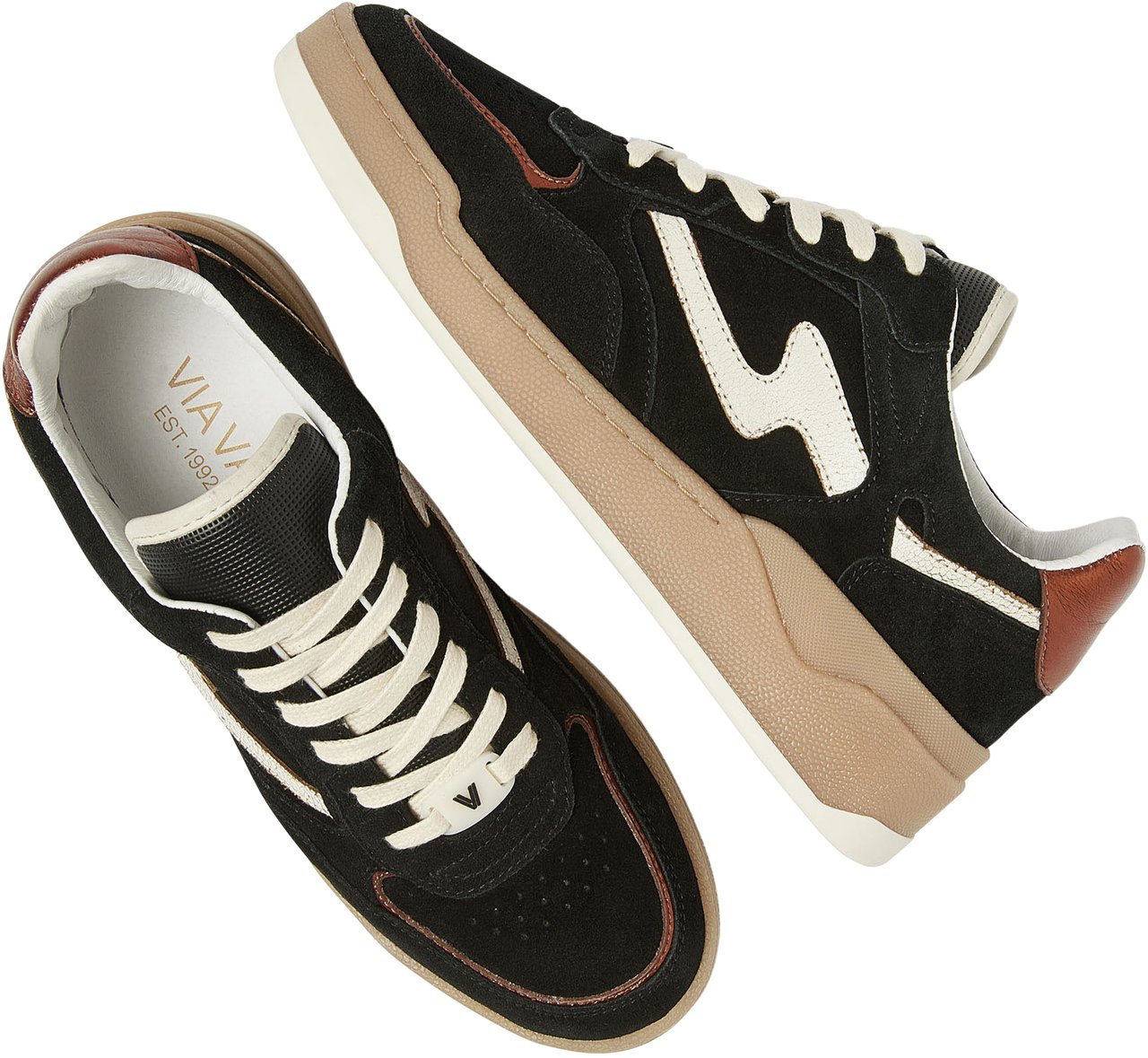 VIA VAI Sam Levi Sneakers Zwart