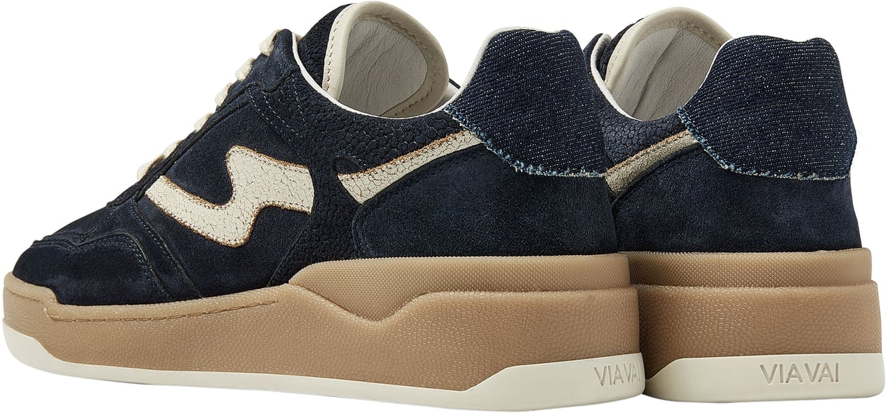 VIA VAI Sam Levi Sneakers Blauw