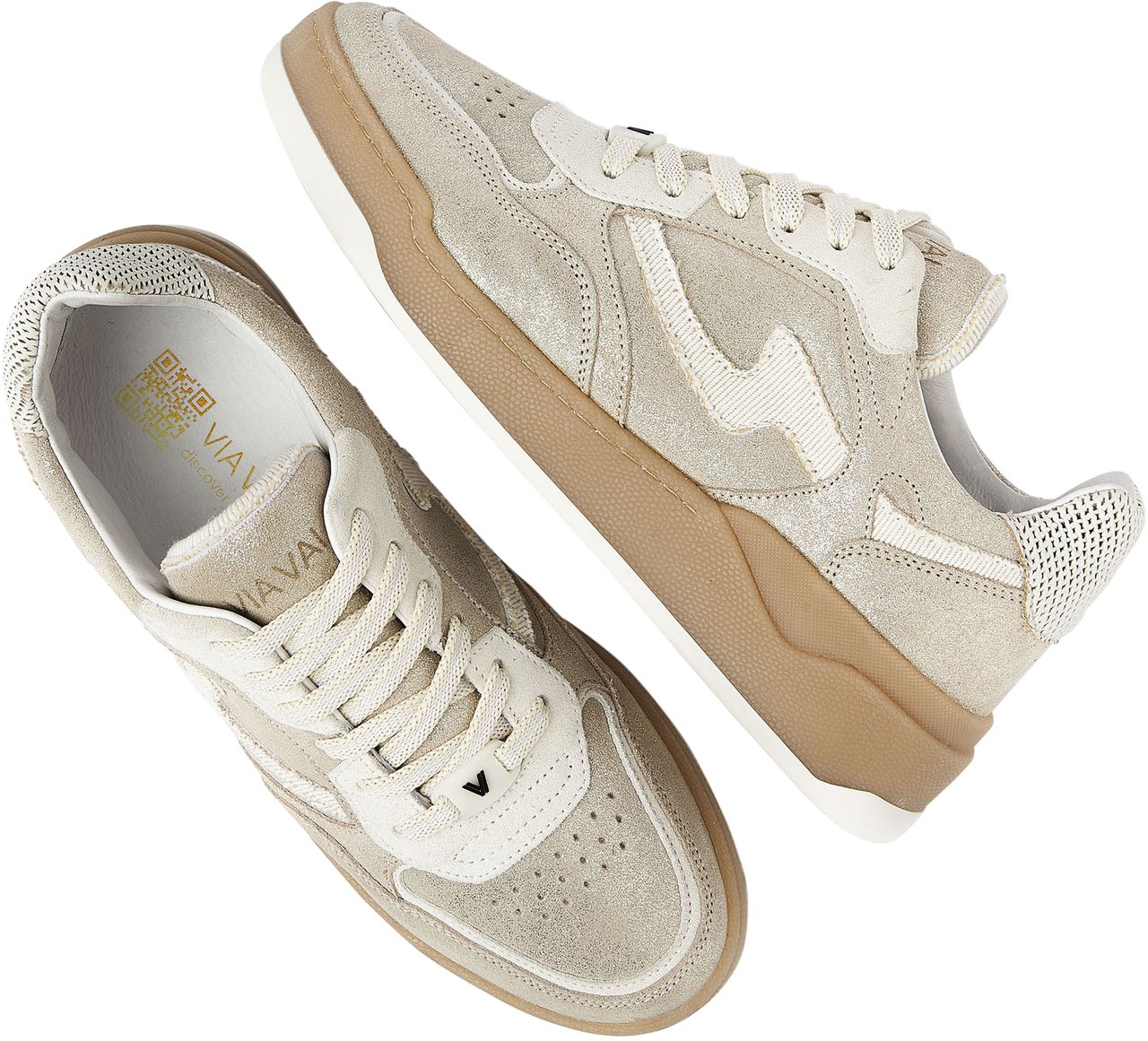 VIA VAI Sam Levi Sneakers Goud