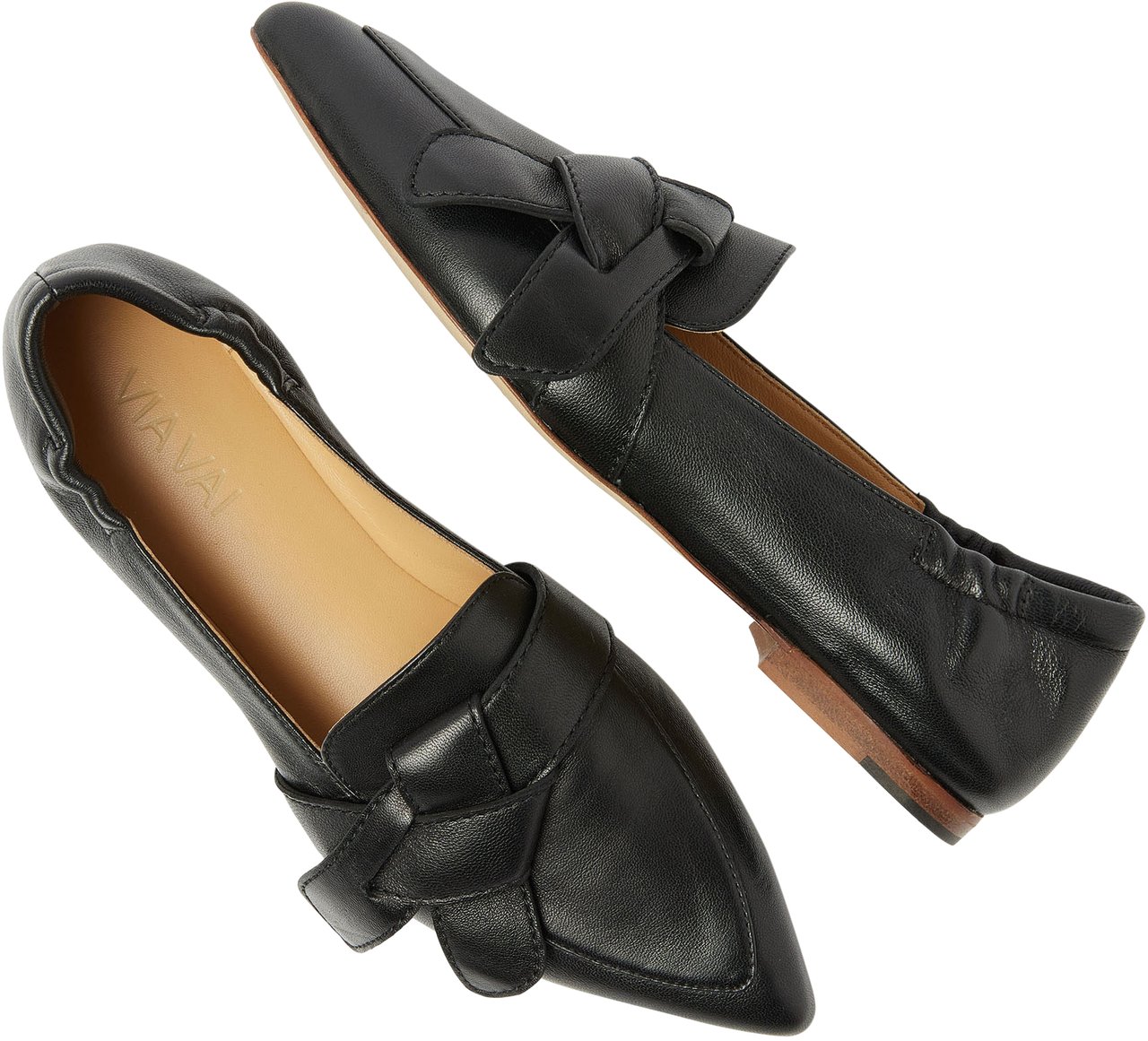 VIA VAI Lola Rayne Loafers Zwart