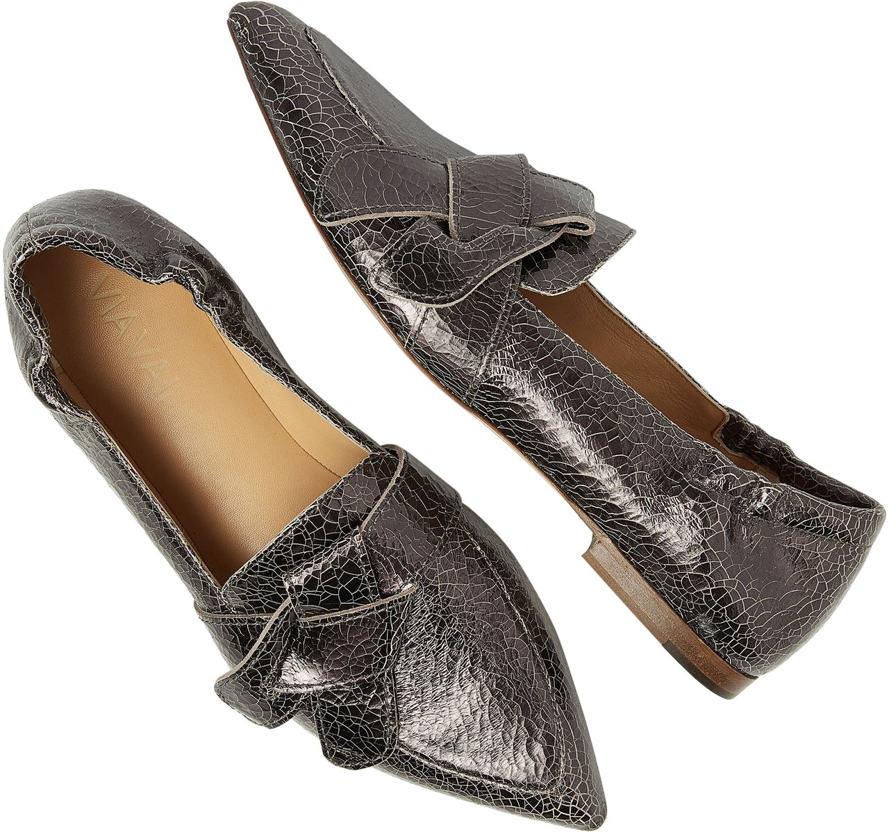 VIA VAI Lola Rayne Loafers Metallic
