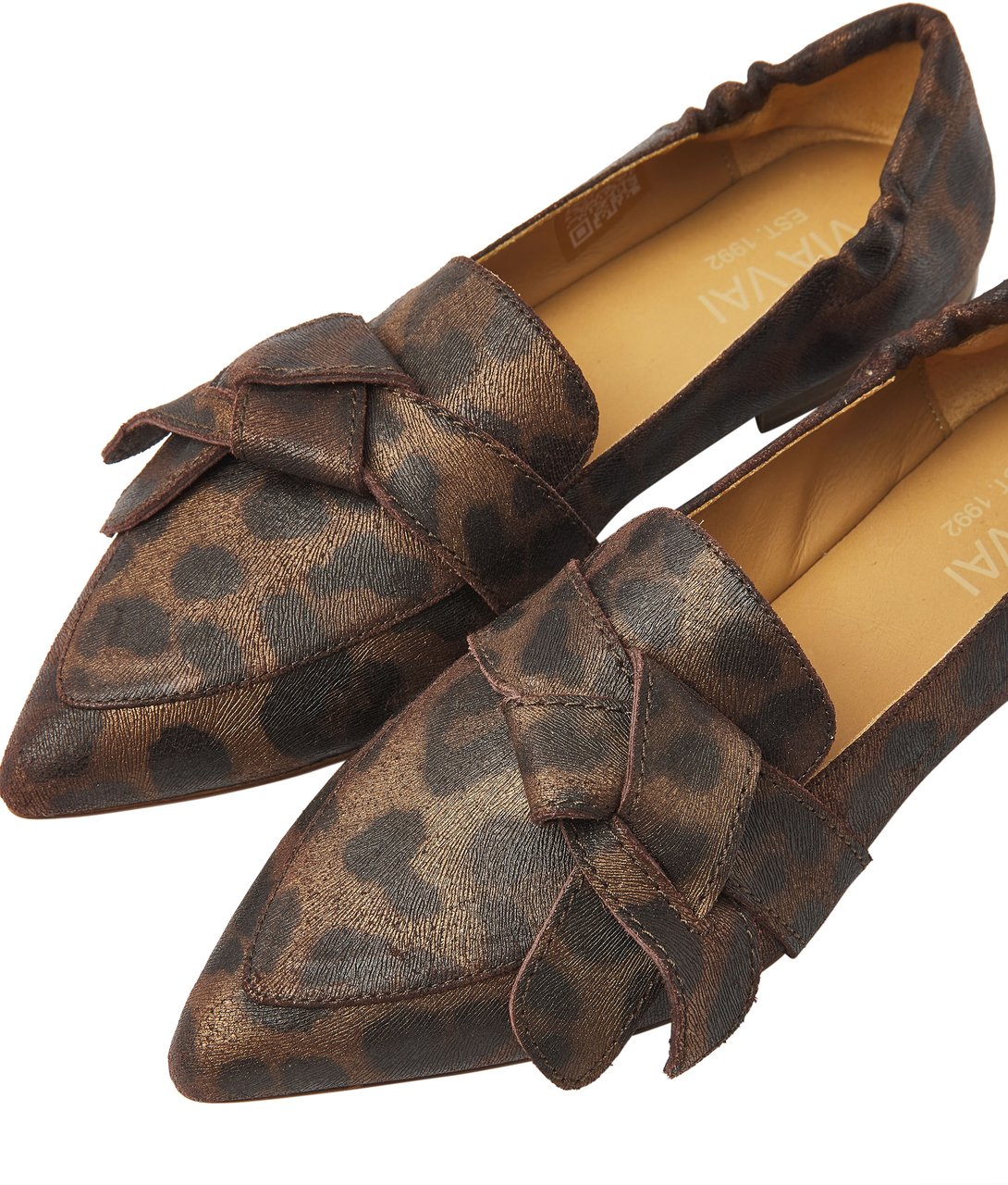 VIA VAI Lola Rayne Loafers Dierenprint