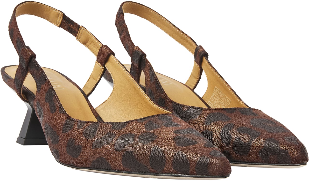 VIA VAI Suzy Aliya Slingbacks Dierenprint