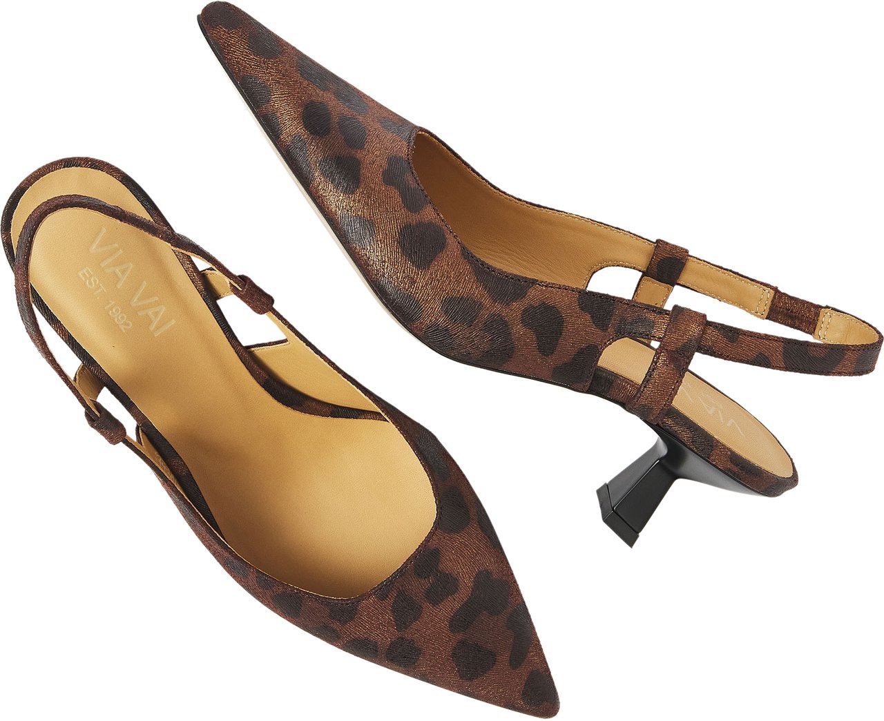 VIA VAI Suzy Aliya Slingbacks Dierenprint