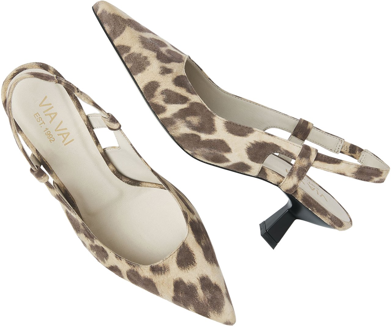 VIA VAI Suzy Aliya Slingbacks Dierenprint