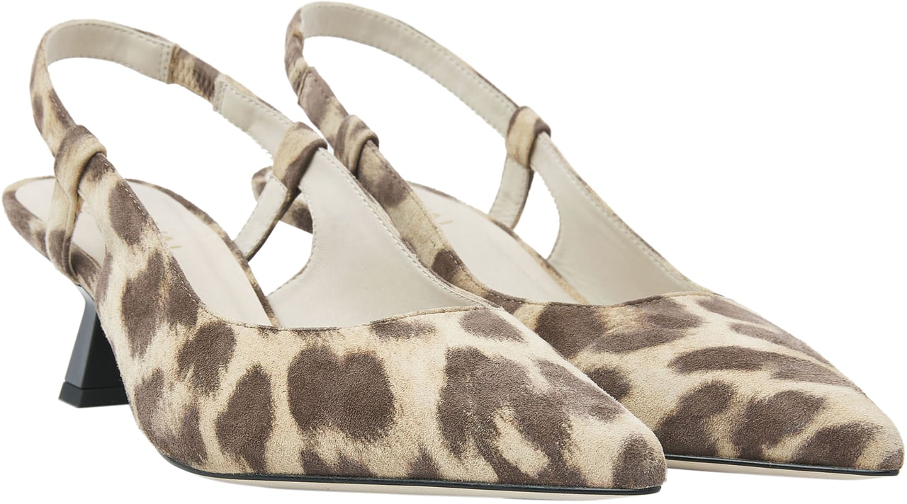 VIA VAI Suzy Aliya Slingbacks Dierenprint