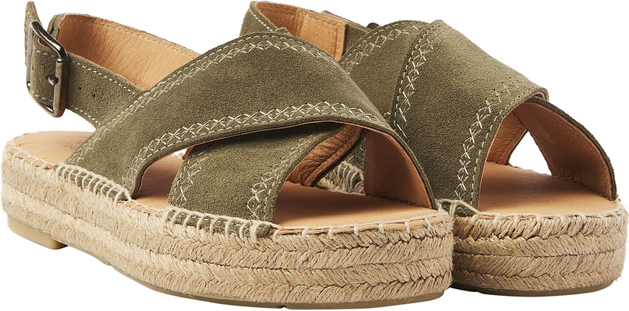 VIA VAI Mondi Sun Espadrilles Groen