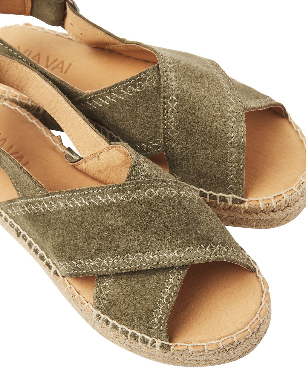 VIA VAI Mondi Sun Espadrilles Groen