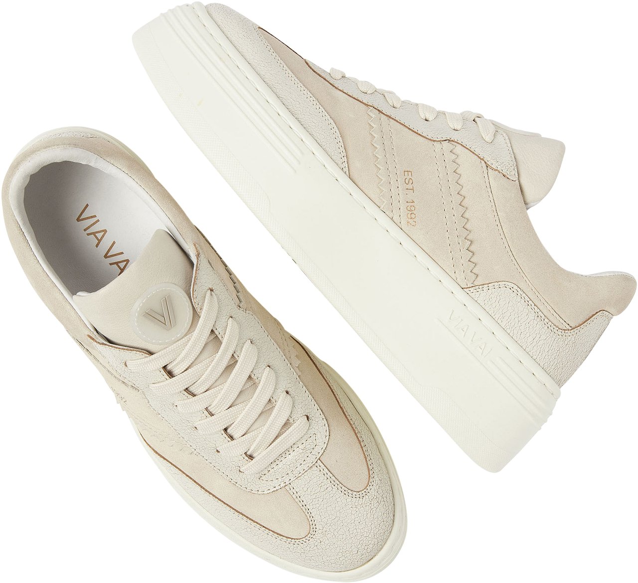 VIA VAI Isa Rue Sneakers Beige