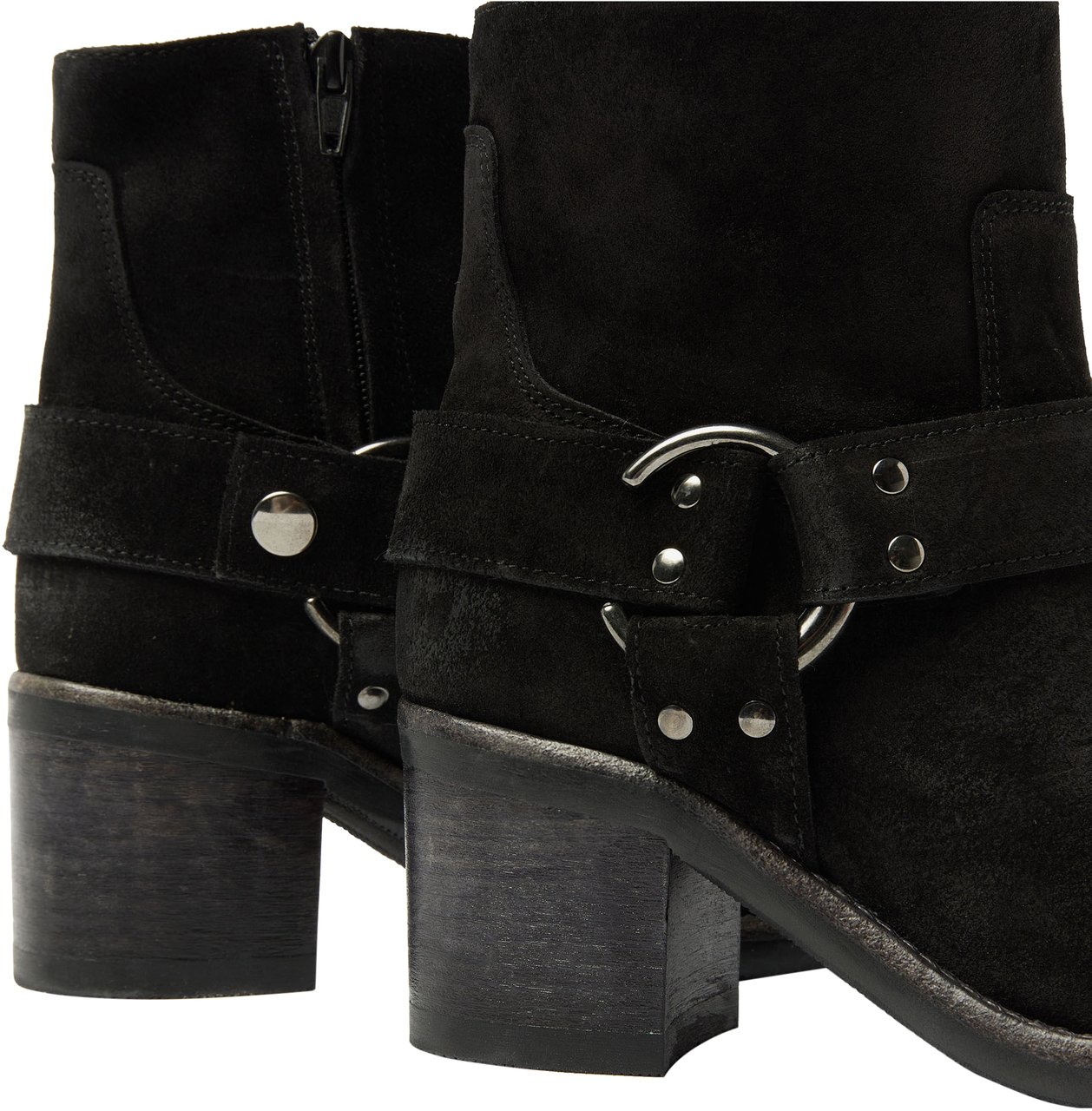 VIA VAI Flo Baker Enkellaarsjes Zwart