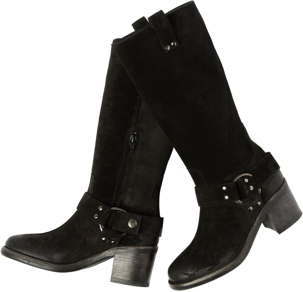 VIA VAI Flo Benson Hoge Laarzen Zwart