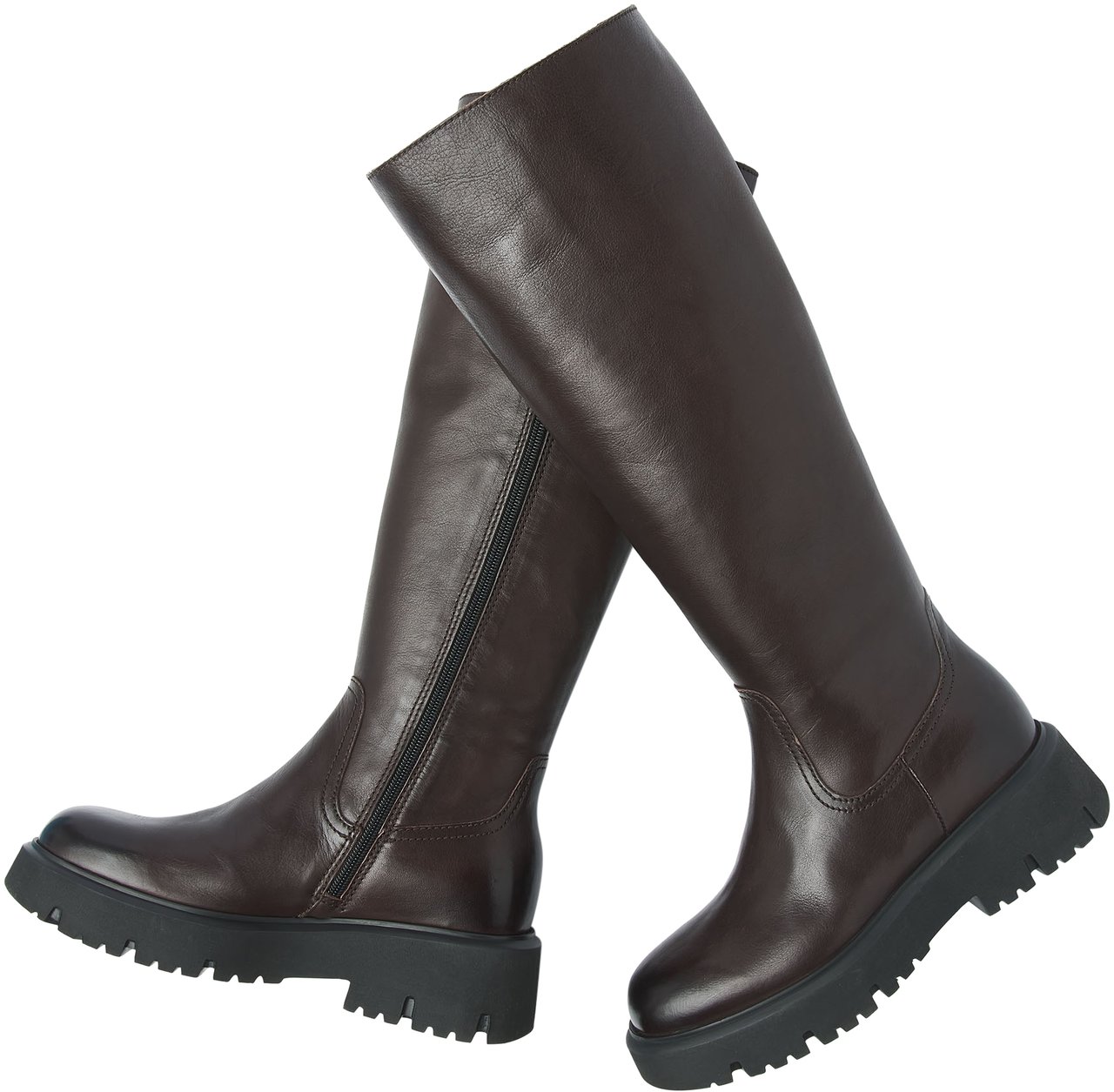 VIA VAI Ziva Vienna Hoge Laarzen Bruin