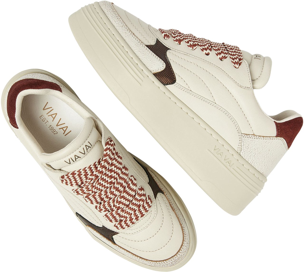 VIA VAI Isa Josie Sneakers Maroon