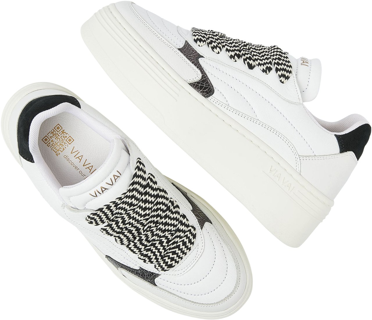 VIA VAI Isa Josie Sneakers Zwart