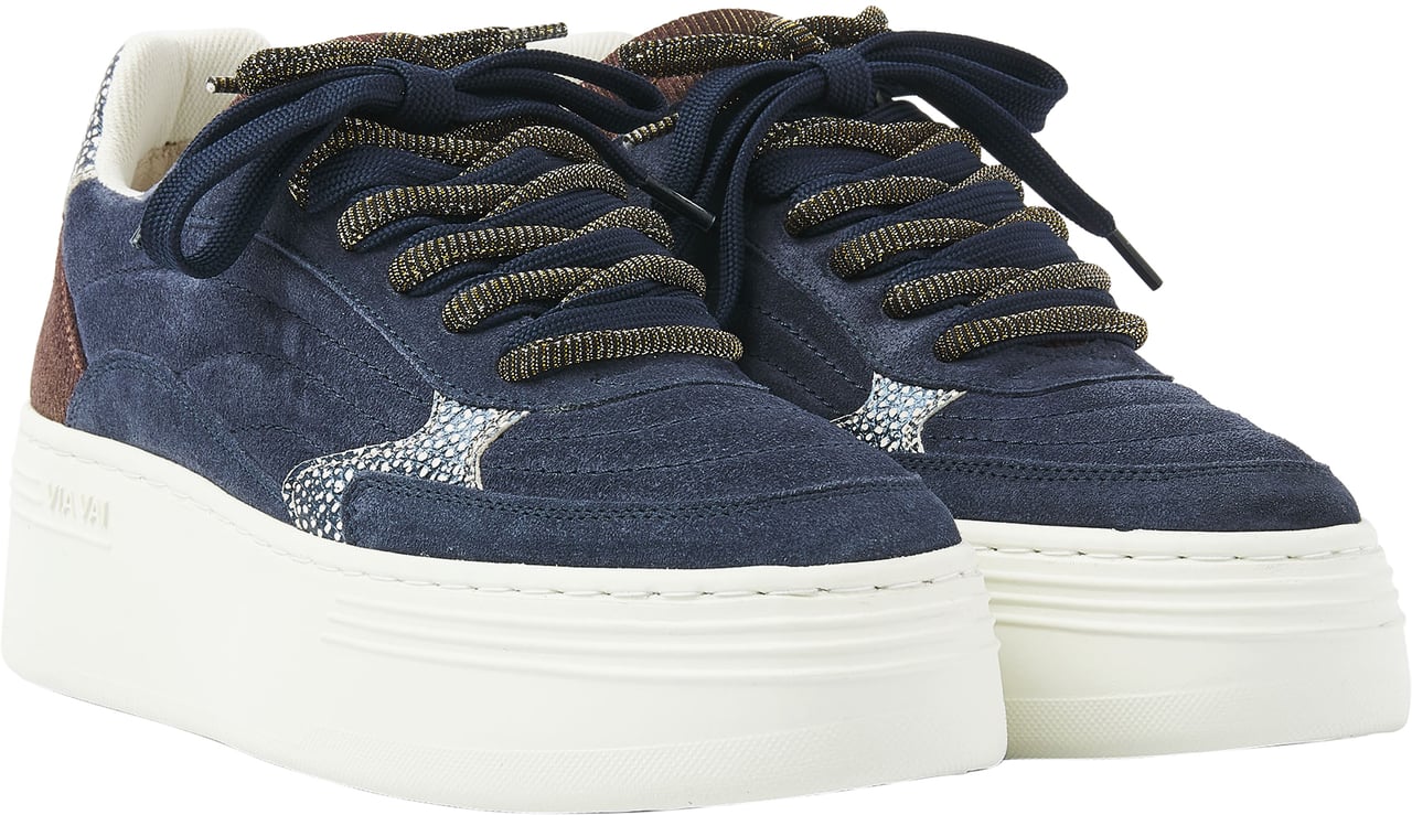 VIA VAI Isa Josie Sneakers Blauw