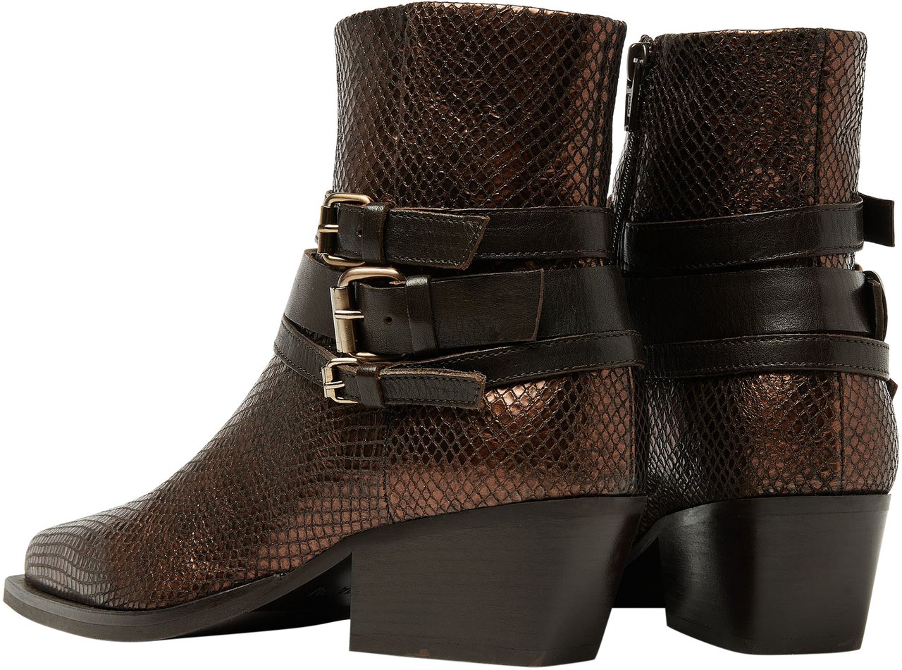 VIA VAI Do Livia Enkellaarsjes Metallic