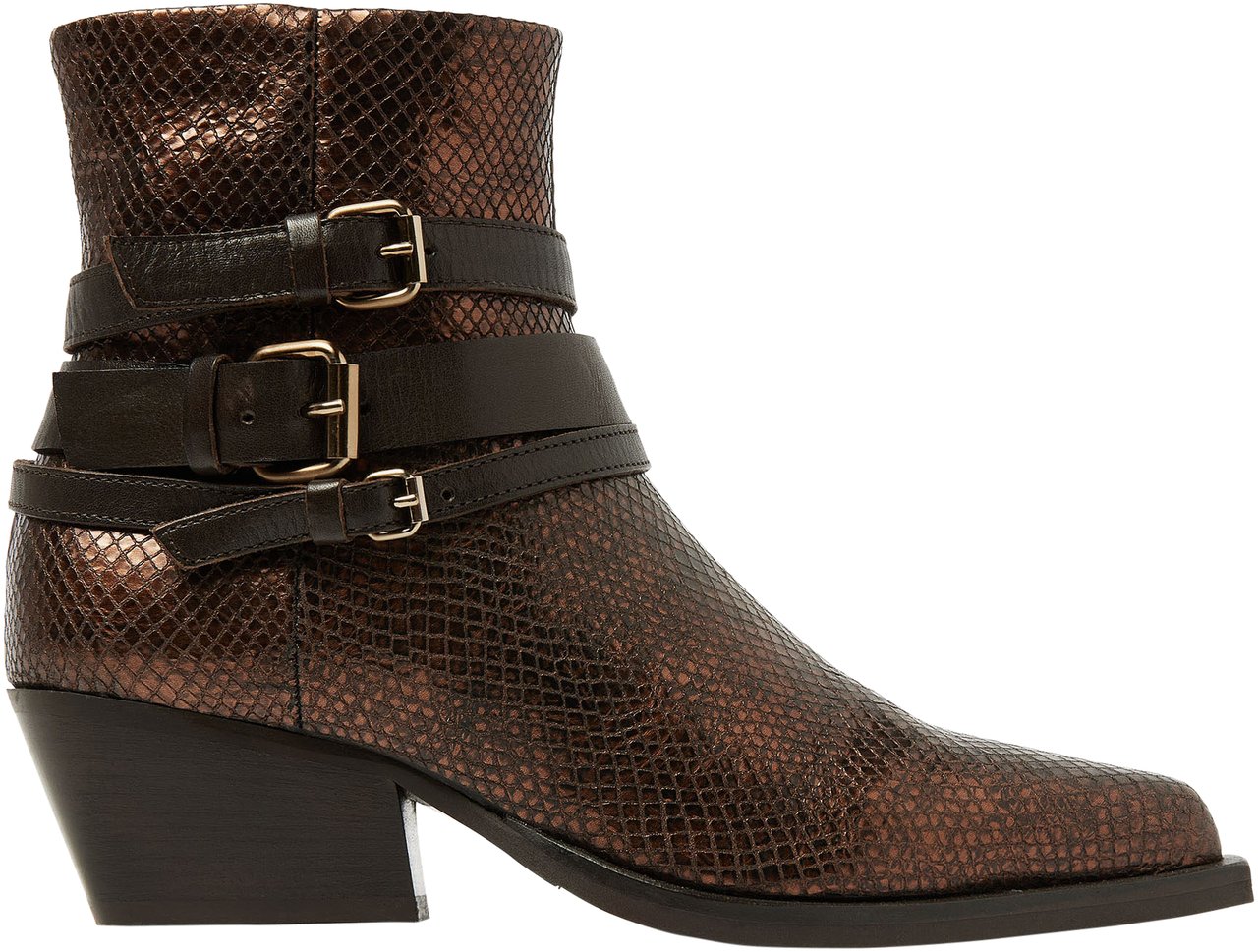 VIA VAI Do Livia Enkellaarsjes Metallic