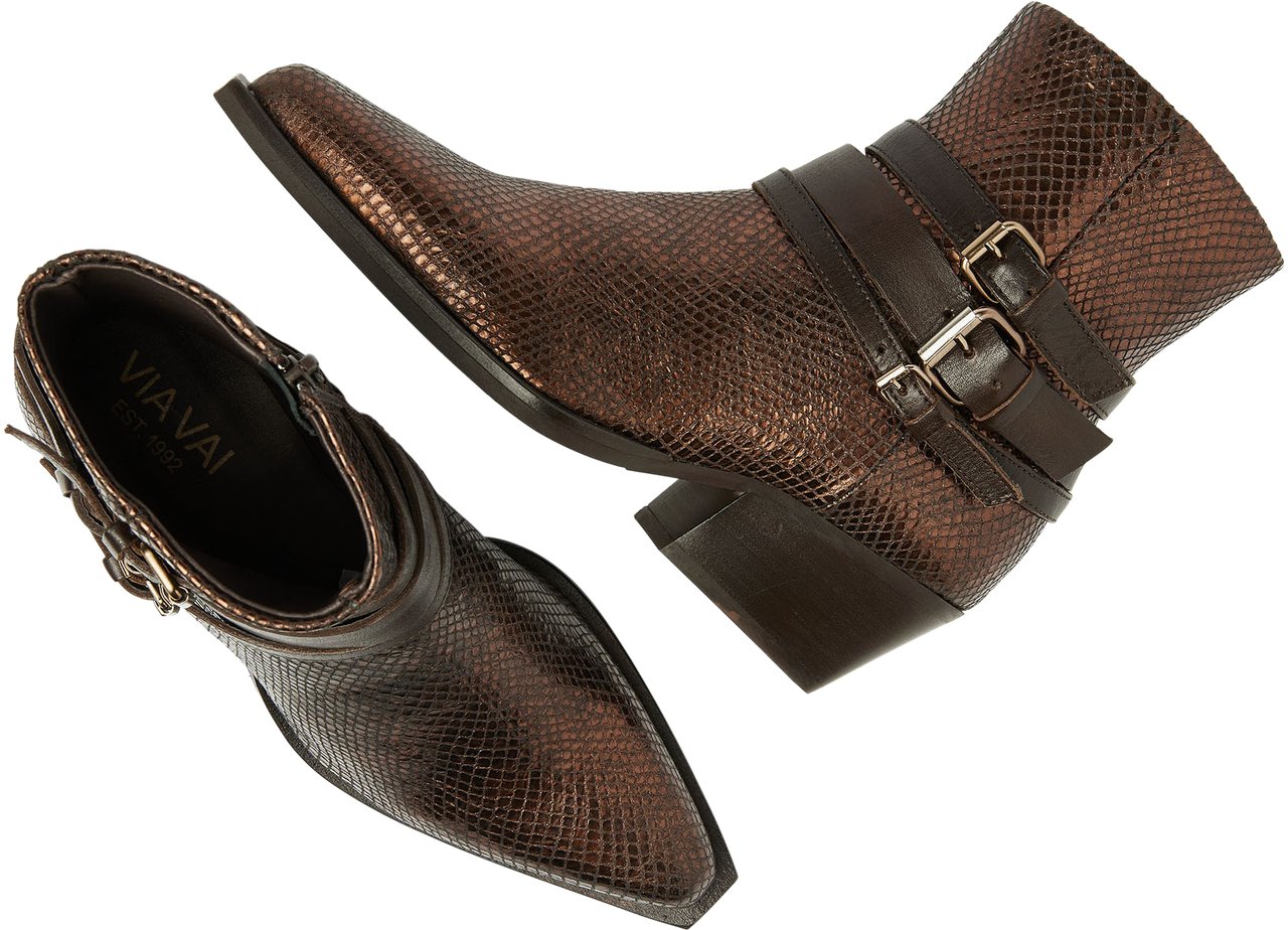 VIA VAI Do Livia Enkellaarsjes Metallic