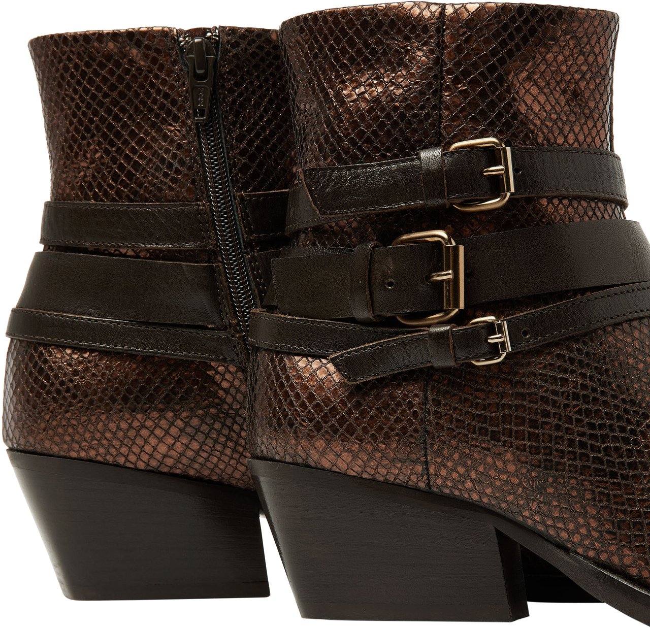 VIA VAI Do Livia Enkellaarsjes Metallic