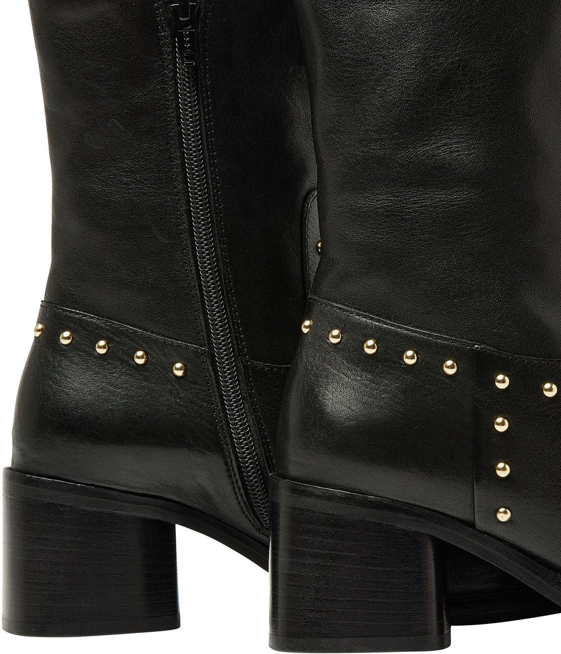 VIA VAI Zoey Rose Enkellaarsjes Zwart