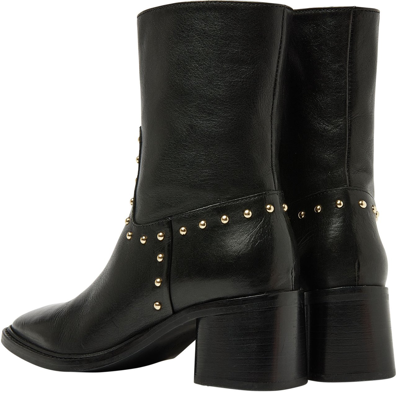 VIA VAI Zoey Rose Enkellaarsjes Zwart