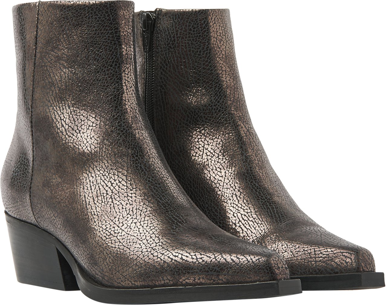 VIA VAI Do Cassidy Enkellaarsjes Metallic