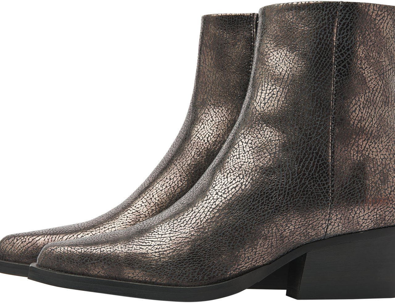 VIA VAI Do Cassidy Enkellaarsjes Metallic