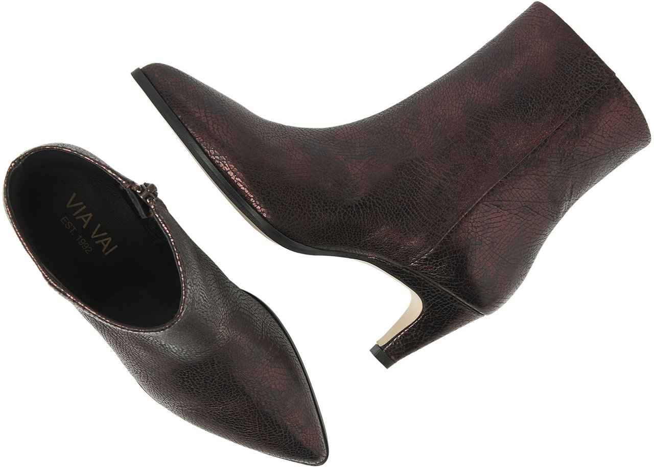 VIA VAI Lina Jackson Enkellaarsjes Metallic