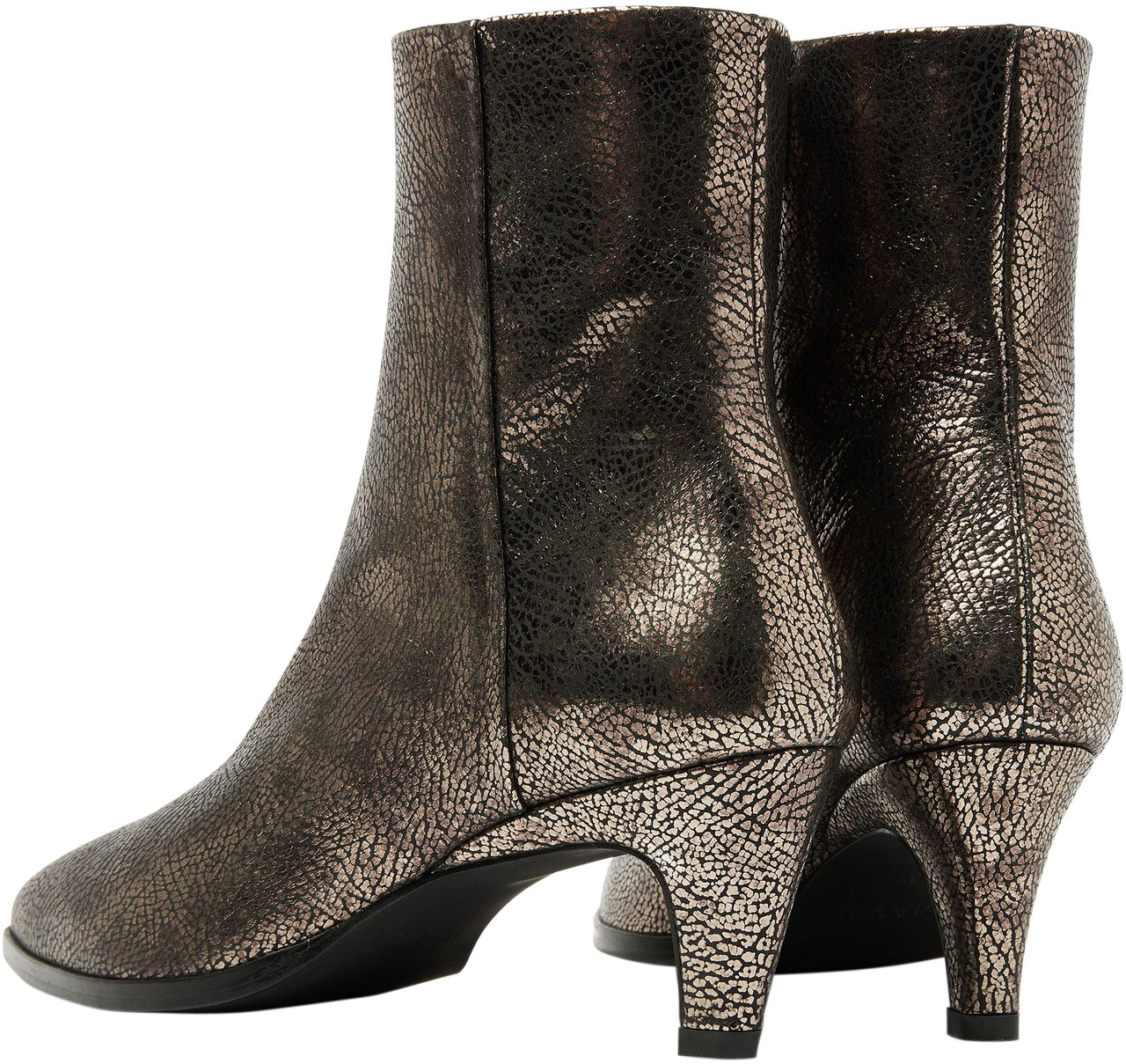 VIA VAI Lina Jackson Enkellaarsjes Metallic