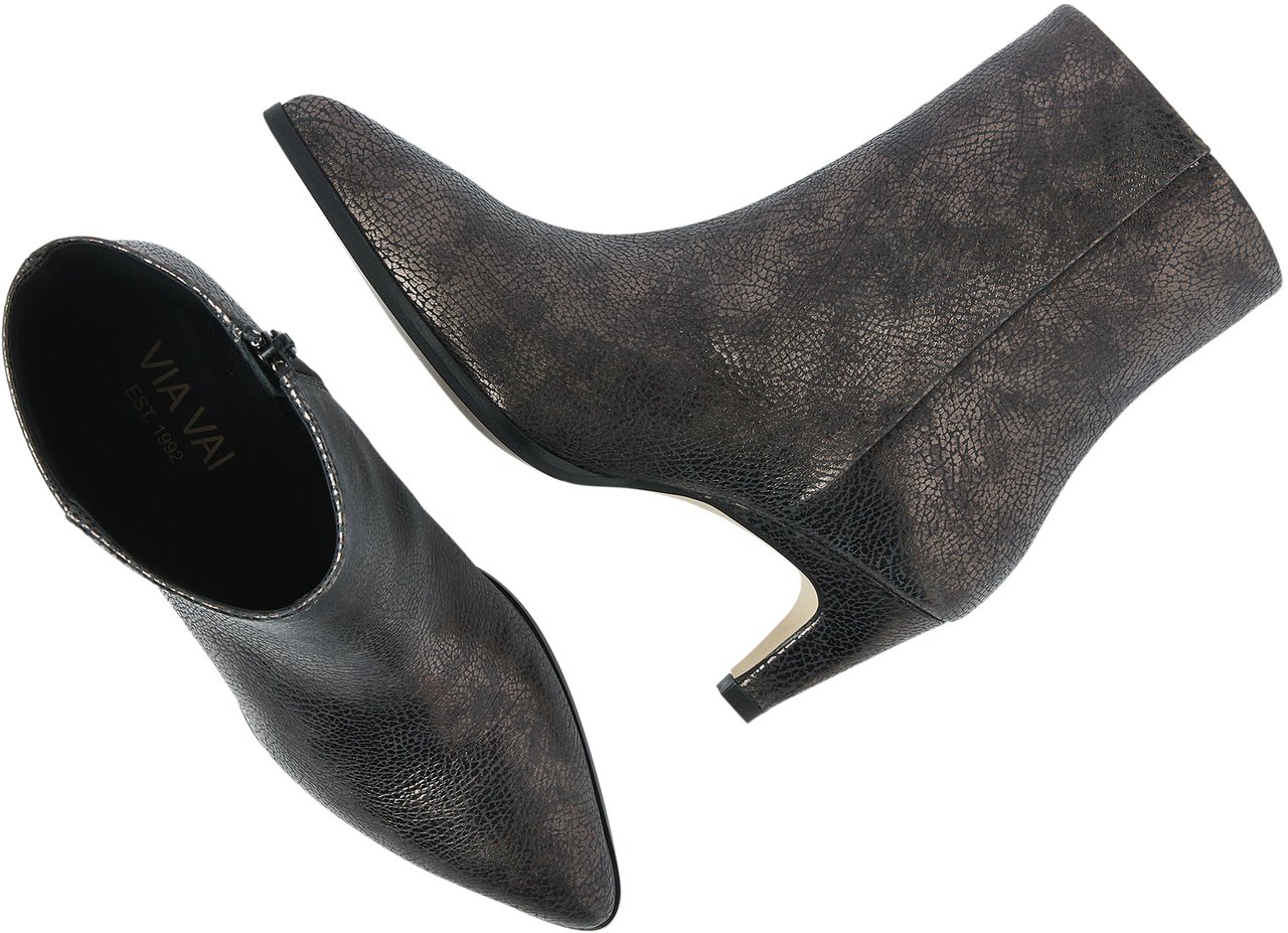 VIA VAI Lina Jackson Enkellaarsjes Metallic