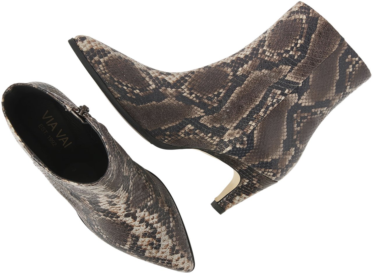 VIA VAI Lina Jackson Enkellaarsjes Dierenprint