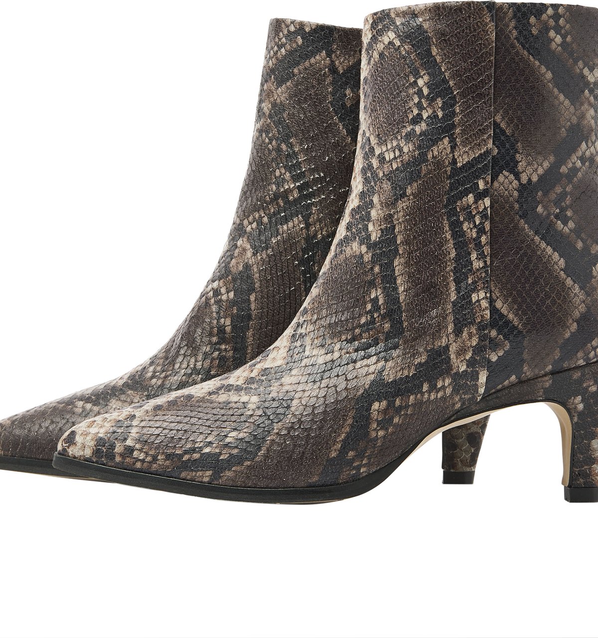 VIA VAI Lina Jackson Enkellaarsjes Dierenprint