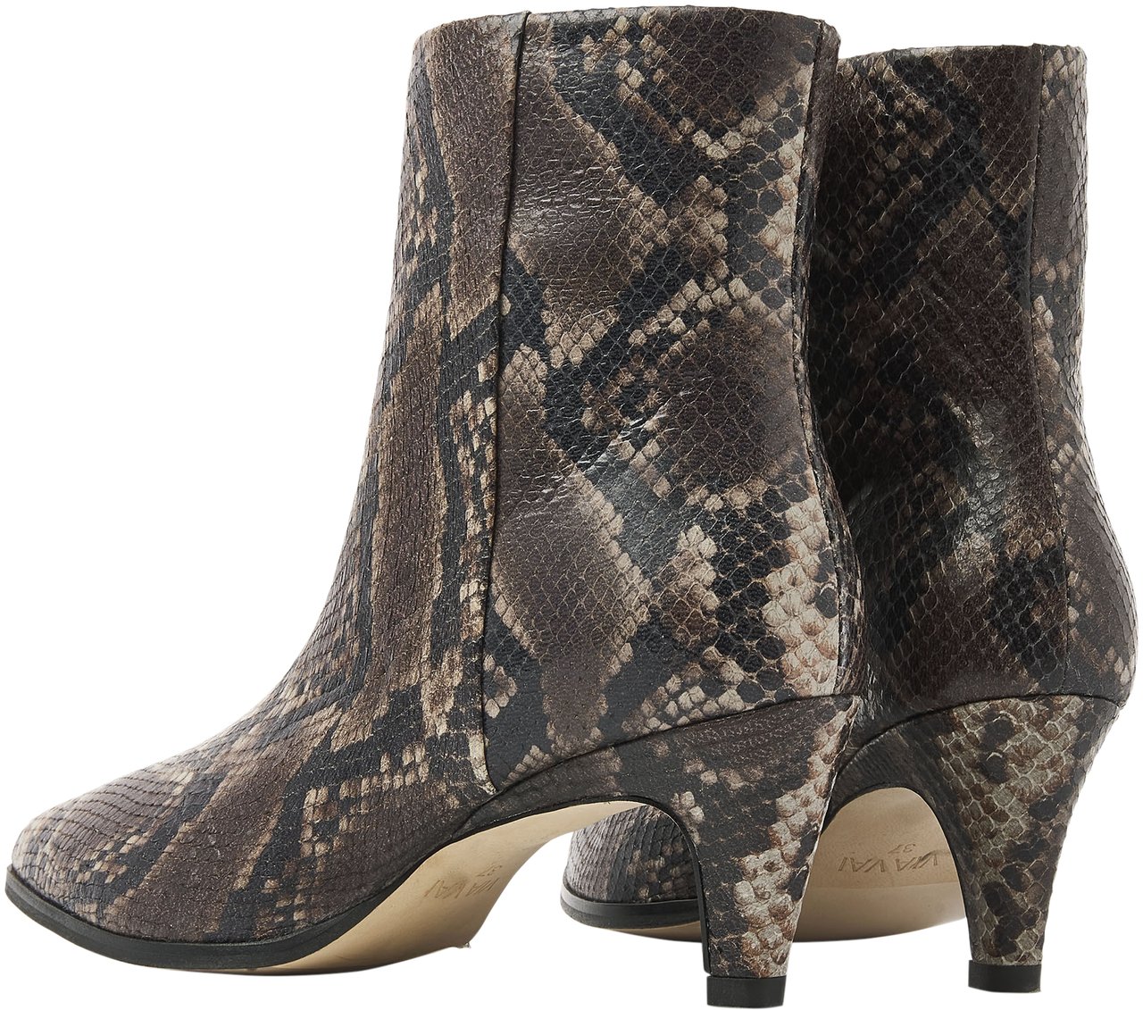 VIA VAI Lina Jackson Enkellaarsjes Dierenprint