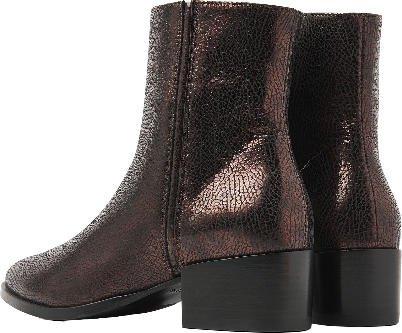 VIA VAI Via Vai Rose Baker Enkellaarzen Bruin 62156 Bruin