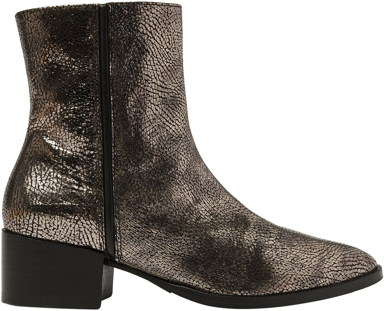 VIA VAI Rose Baker Enkellaarsjes Metallic