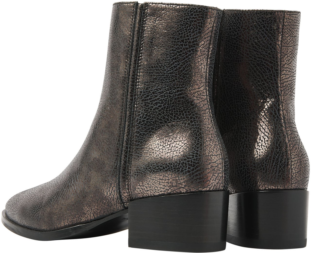 VIA VAI Rose Baker Enkellaarsjes Metallic